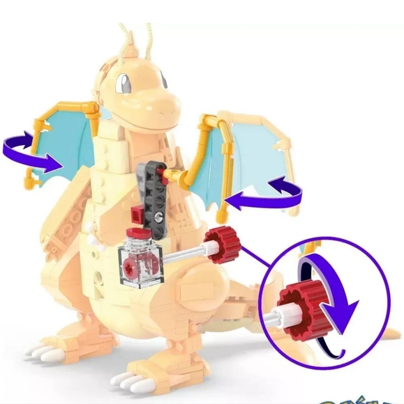 Mega x Pokémon - Dragonite Motion Building Blocks Set - Picture 2 of 5